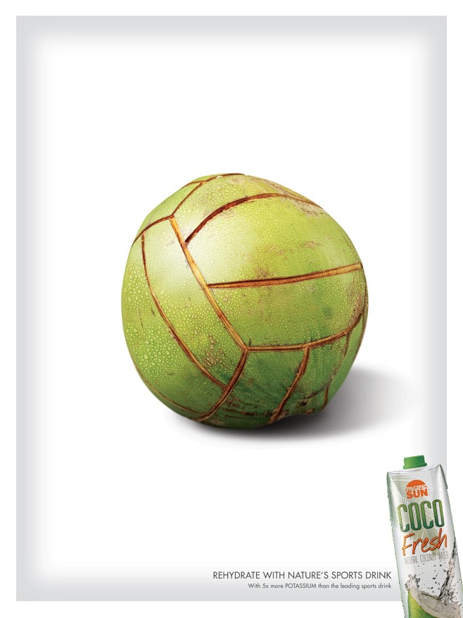 自然之飲，椰動時刻——解構Coco Fresh運動飲料海報設計背后的創意密碼